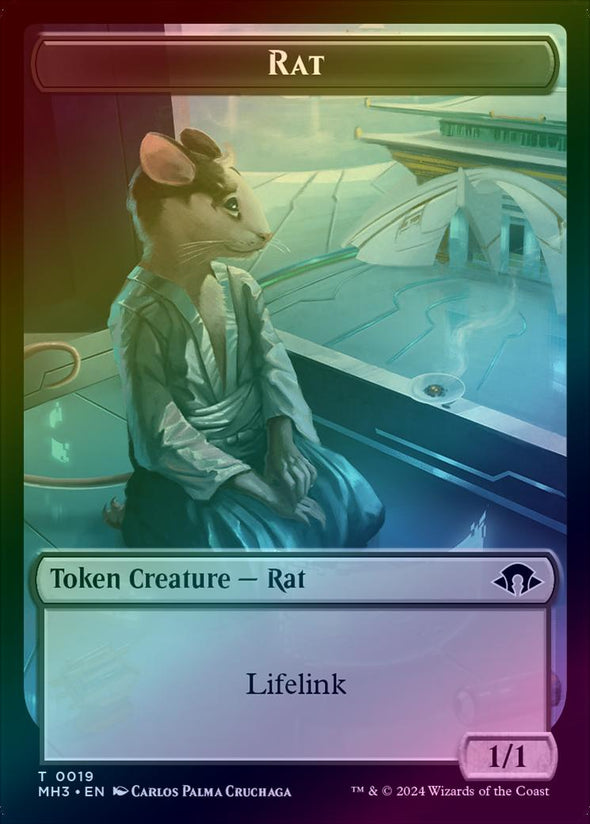 Rat Token (Foil) (TMH3)