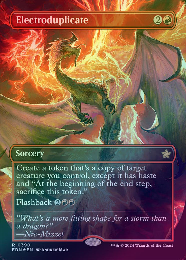 Electroduplicate - Borderless (Mana Foil) (FDN)
