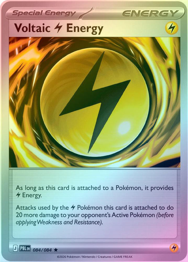 Voltaic Lightning Energy - 084/084 - Rare - Reverse Holo