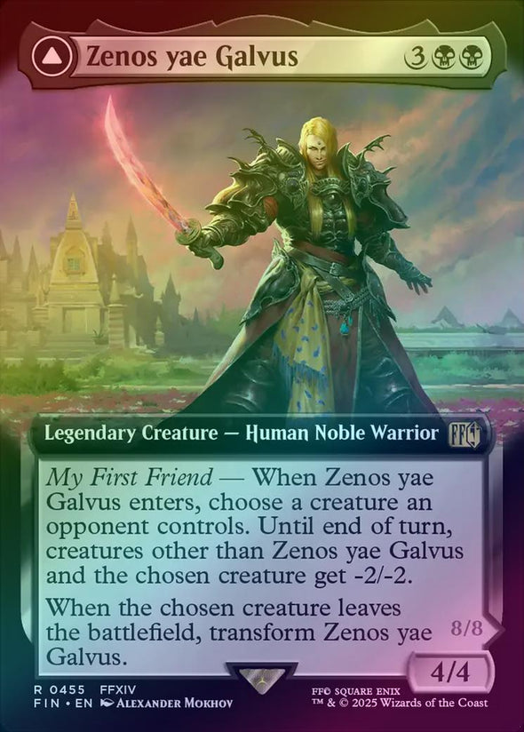 Zenos yae Galvus // Shinryu, Transcendent Rival - Extended Art (Foil) (FIN)