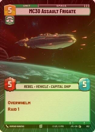 MC30 Assault Frigate (Hyperspace) - 852 - Common (Foil)