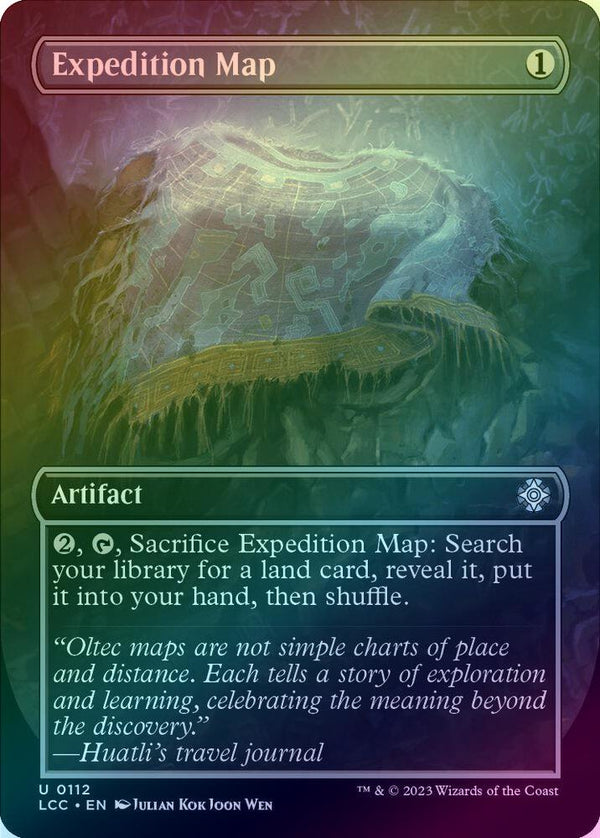 Expedition Map - Borderless (Foil) (LCC)