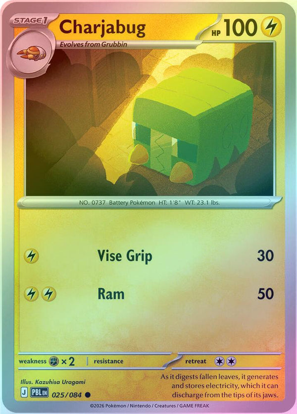 Charjabug - 025/084 - Common - Reverse Holo