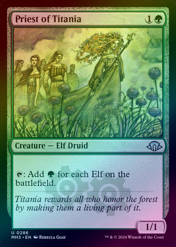 Priest of Titania (Foil) (MH3)