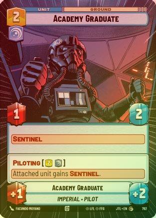 Academy Graduate (Hyperspace) - 792 - Common (Foil)