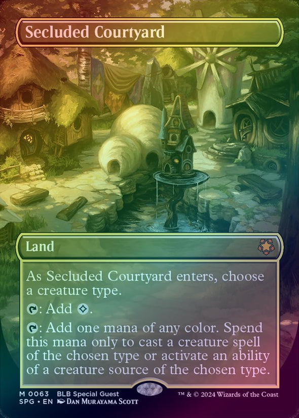 Secluded Courtyard - Borderless (Foil) (SPG)