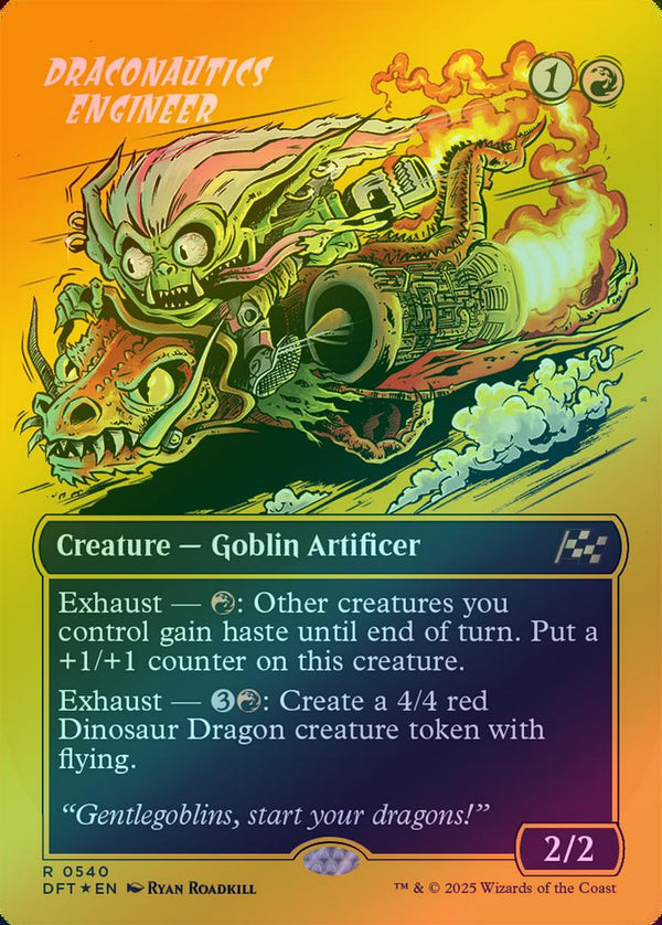 Draconautics Engineer - Borderless Rude Rider (First-Place Foil) (DFT)