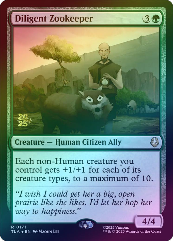 Diligent Zookeeper - Prerelease Promo (Foil) (PTLA)
