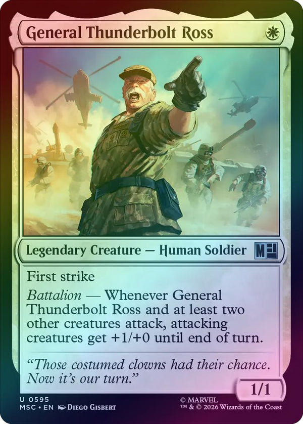 General Thunderbolt Ross (Foil) (MSC)