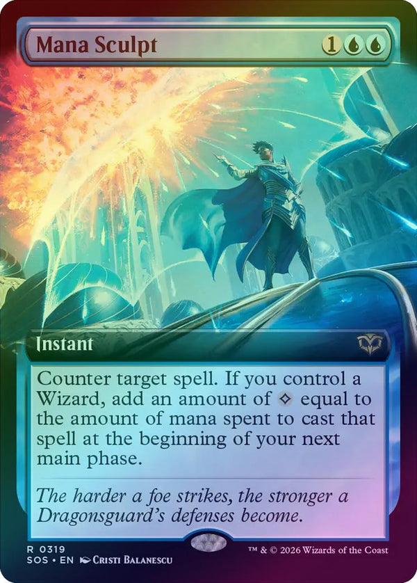 Mana Sculpt - Extended Art (Foil) (SOS)
