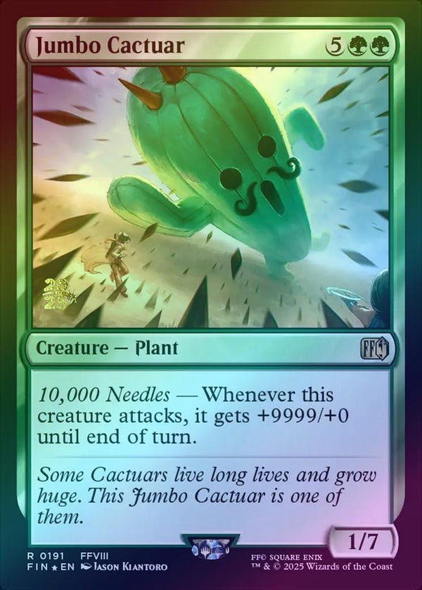 Jumbo Cactuar - Prerelease Promo (Foil) (PFIN)