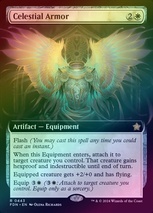 Celestial Armor - Extended Art (Foil) (FDN)
