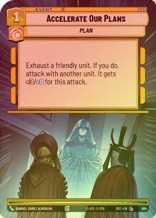 Accelerate Our Plans (Hyperspace Foil) - 984 - Common (Foil)