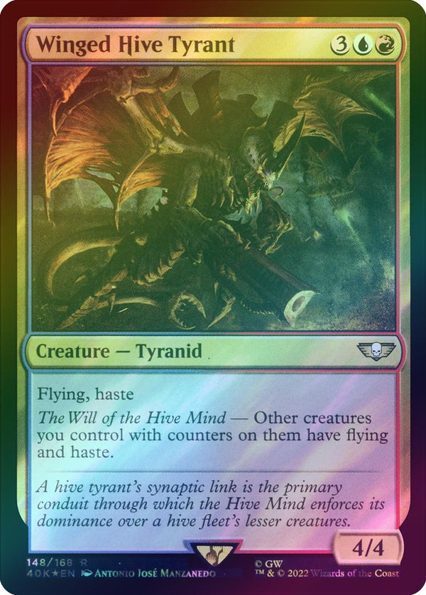Winged Hive Tyrant (Surge Foil) (40K)