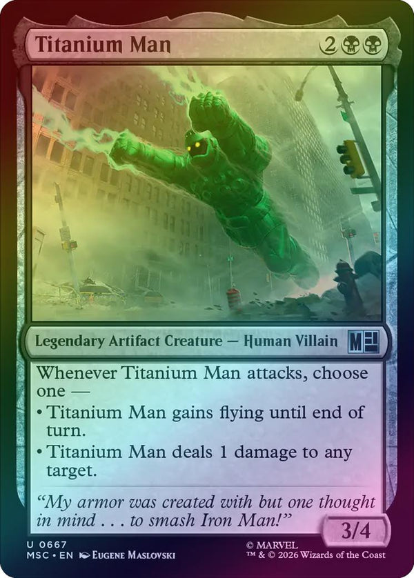 Titanium Man (Foil) (MSC)