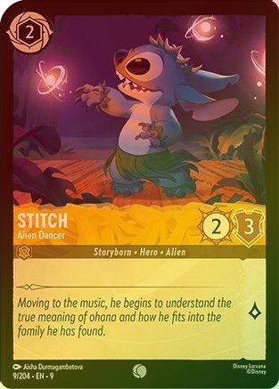 Stitch (Alien Dancer) (Fabled Reprint) - 9/204 - Common (Foil)