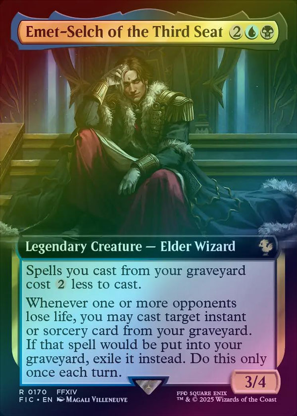 Emet-Selch of the Third Seat - Extended Art (Foil) (FIC)