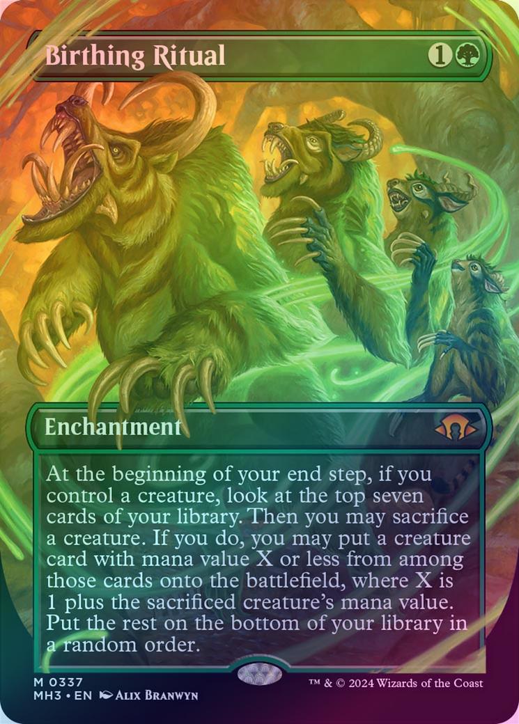 401 Games Canada - Birthing Ritual - Borderless (Foil) (MH3)