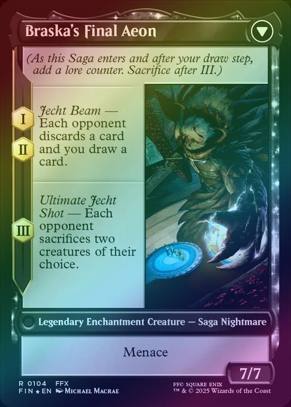 Jecht, Reluctant Guardian // Braska's Final Aeon - Prerelease Promo (Foil) (PFIN)
