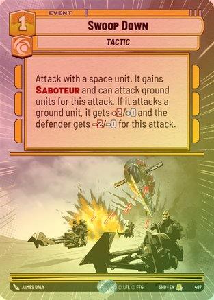 Swoop Down (Hyperspace) - 497 - Rare (Foil)