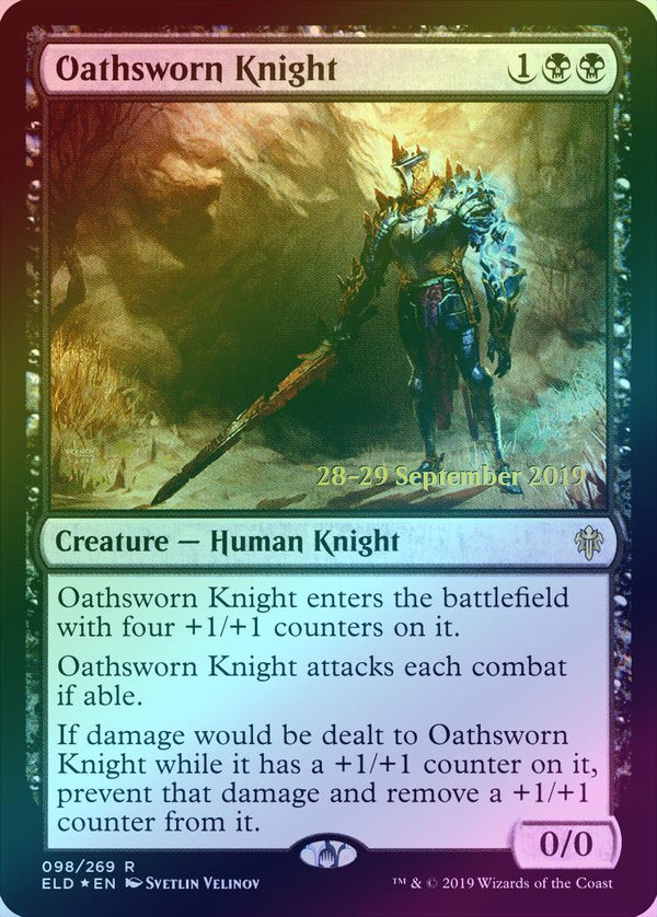 Oathsworn Knight - Prerelease Promo (Foil) (PELD)