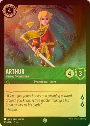 Arthur (Trained Swordsman) - 69/204 - Common (Foil)