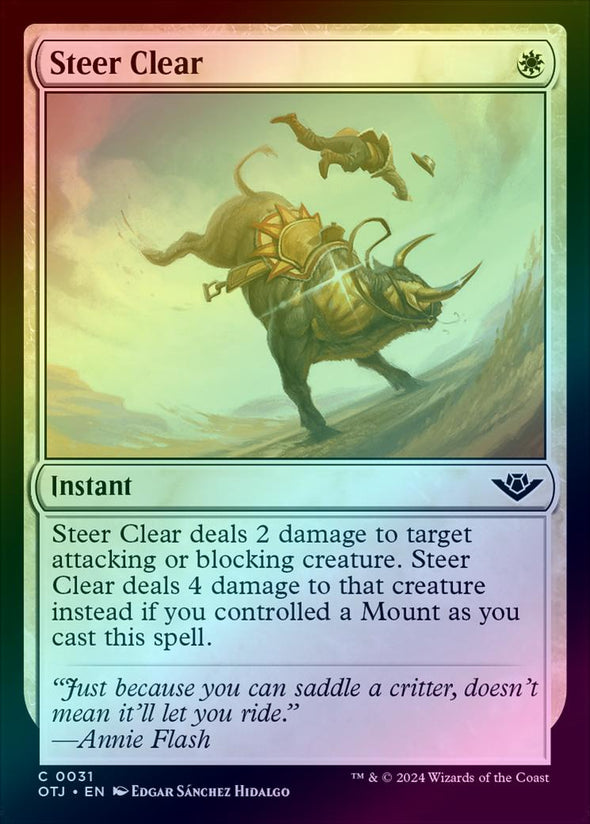 Steer Clear (Foil) (OTJ)