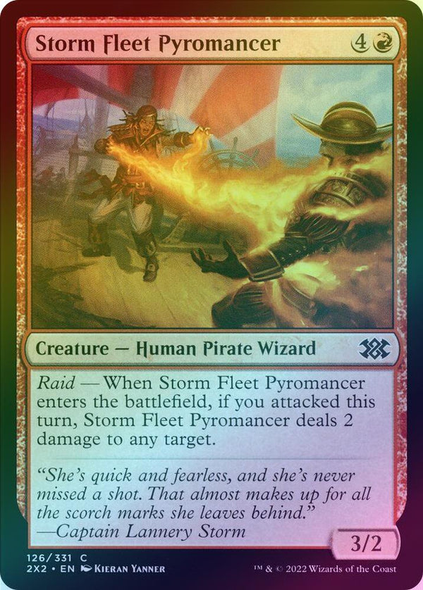 Storm Fleet Pyromancer (Foil) (2X2)