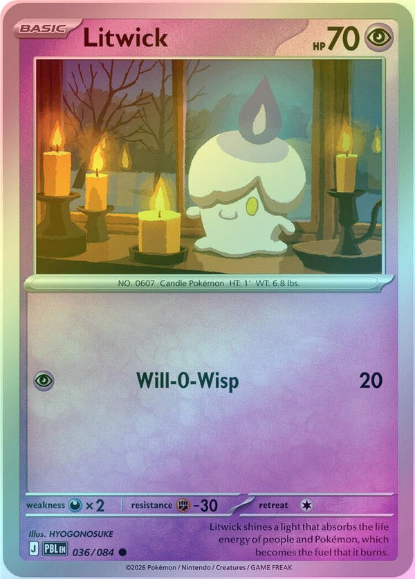 Litwick - 036/084 - Common - Reverse Holo
