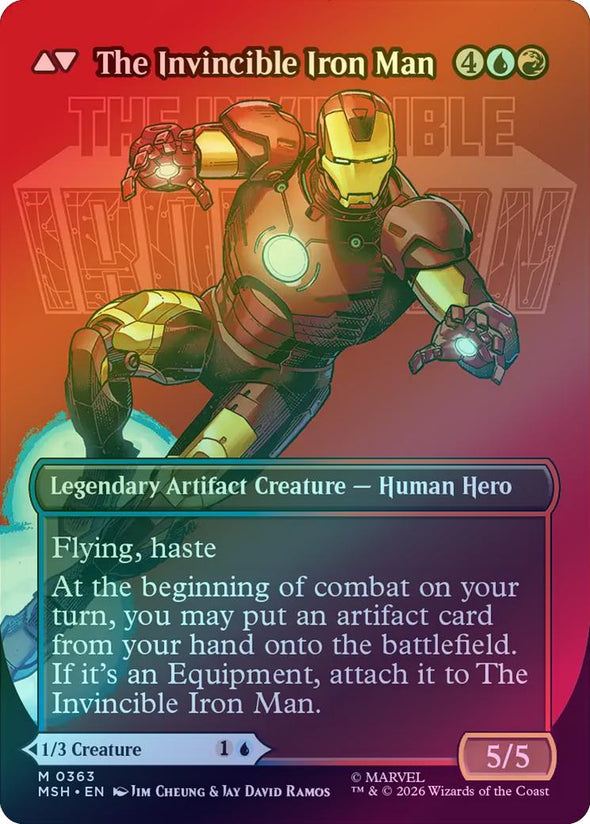 Tony Stark // The Invincible Iron Man - Logo Showcase (Foil) (MSH) (Pre-Order)