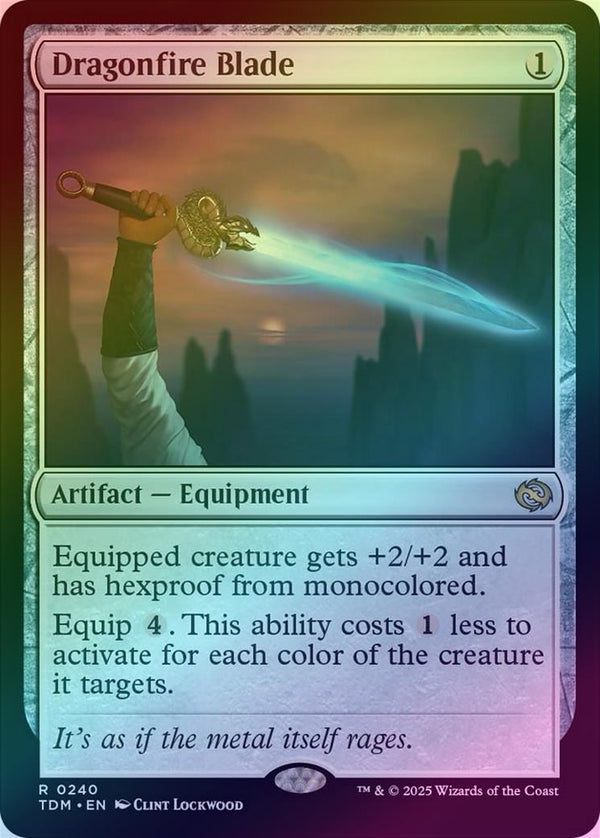 Dragonfire Blade (Foil) (TDM)
