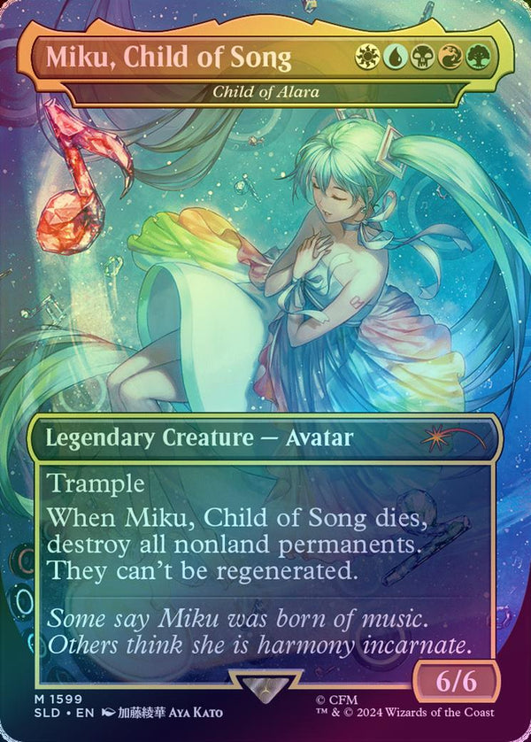 Miku, Child of Song // Child of Alara - Hatsune Miku: Digital Sensation (Foil) (SLD)