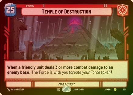 Temple of Destruction - 531 - Rare (Foil)