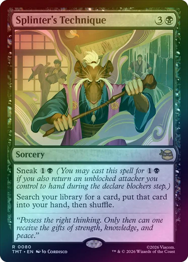 Splinter's Technique (Foil) (TMT)