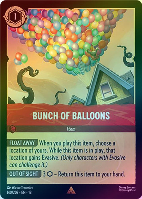 Bunch of Balloons - 140/207 - Rare (Foil)