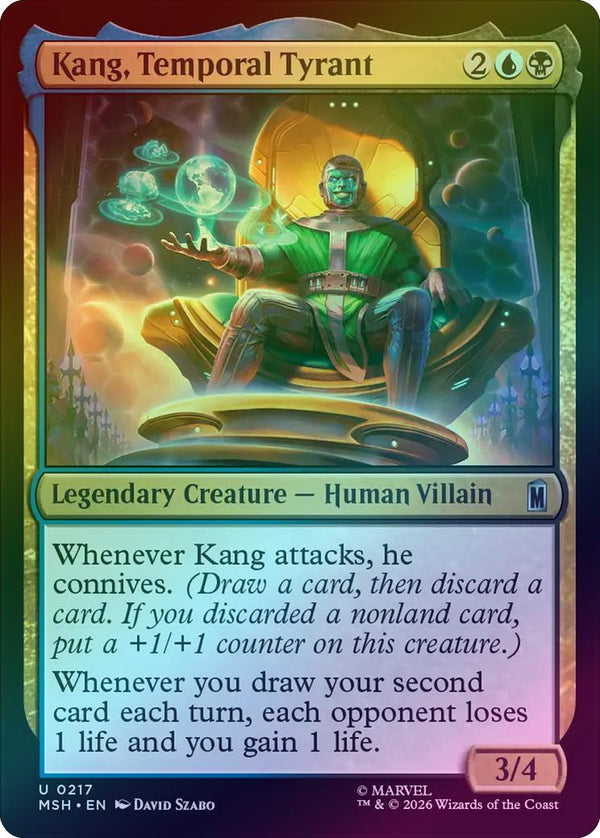 Kang, Temporal Tyrant (Foil) (MSH) (Pre-Order)