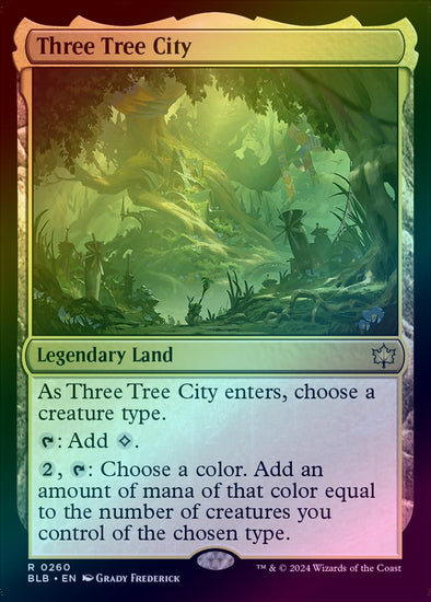 Three Tree City (Foil) (BLB)