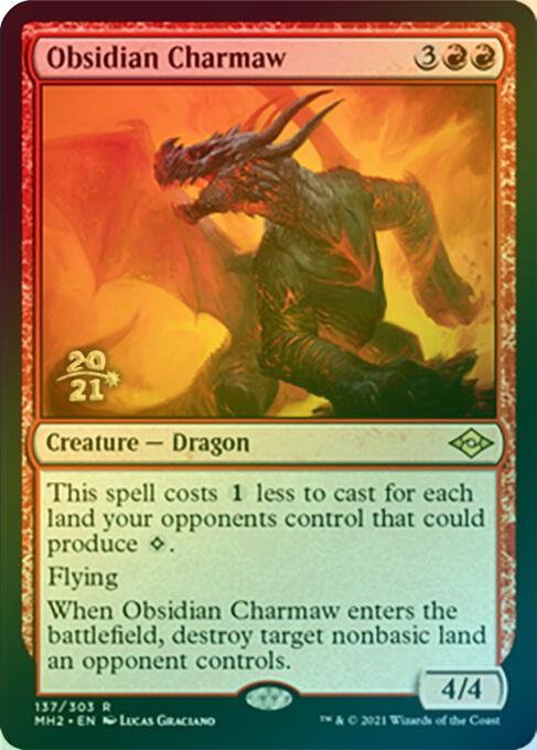 Obsidian Charmaw - Prerelease Promo (Foil) (PMH2)