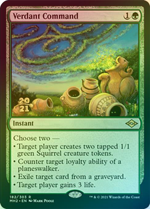 Verdant Command - Prerelease Promo (Foil) (PMH2)