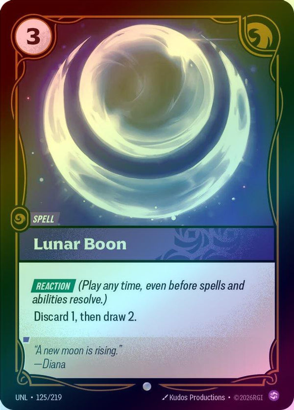 Lunar Boon - 125/219 - Common (Foil)