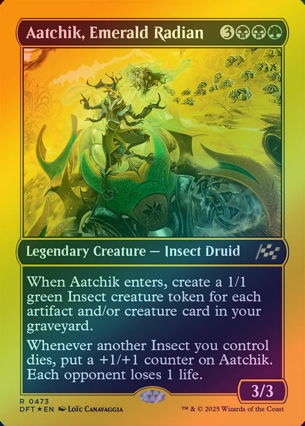 Aatchik, Emerald Radian (First-Place Foil) (DFT)