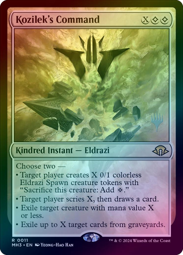 Kozilek's Command - Promo Pack (Foil) (PMH3)