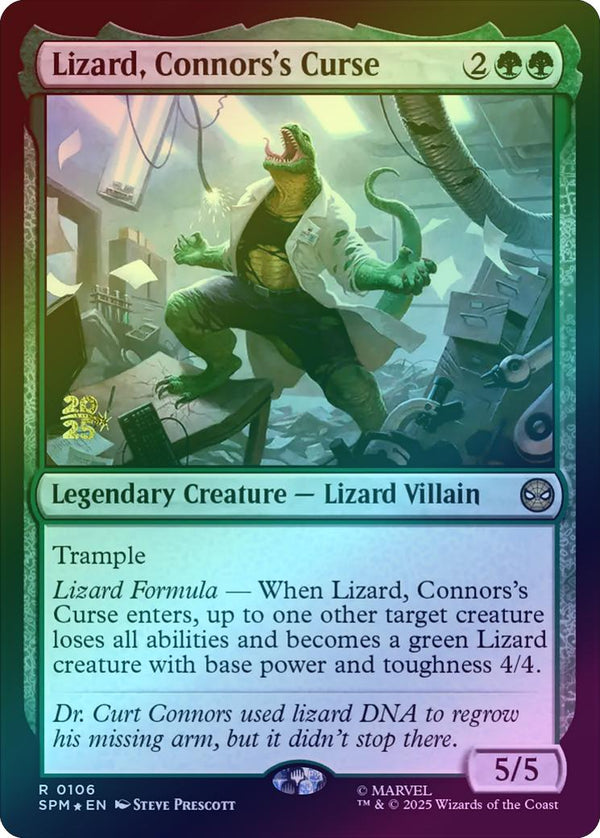 Lizard, Connors's Curse - Prerelease Promo (Foil) (PSPM)