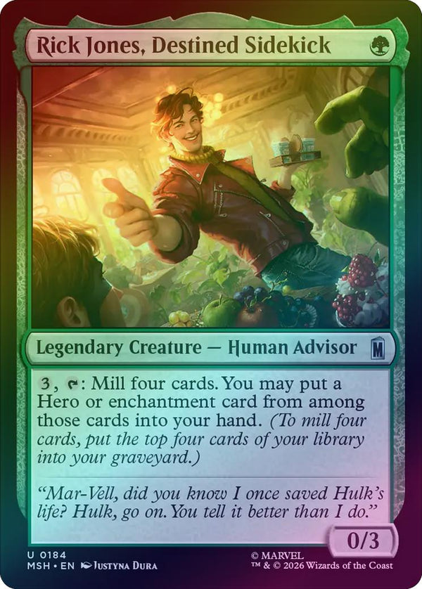 Rick Jones, Destined Sidekick (Foil) (MSH) (Pre-Order)