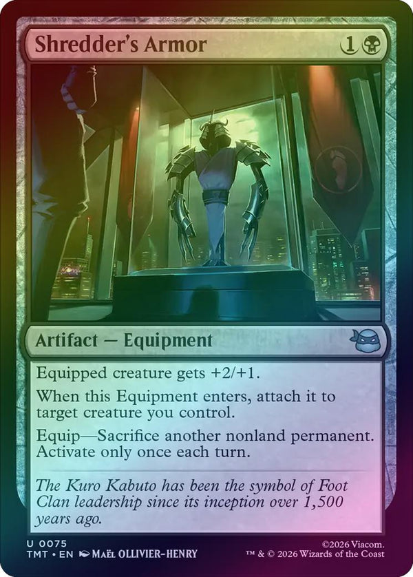 Shredder's Armor (Foil) (TMT)