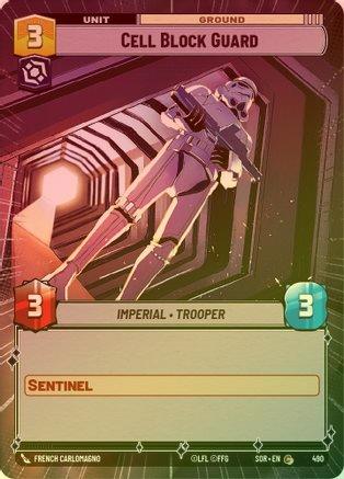 Cell Block Guard (Hyperspace) - 490 - Common (Foil)