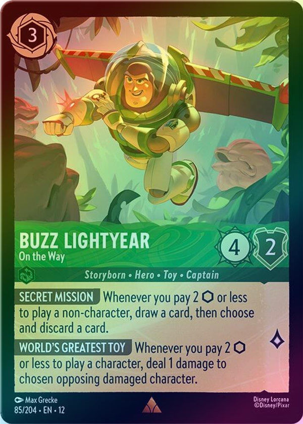 Buzz Lightyear (On the Way) - 85/204 - Rare (Foil)