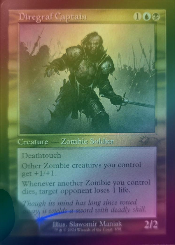 Diregraf Captain - Retro Frame - Zippy Zombies (Foil) (SLD)