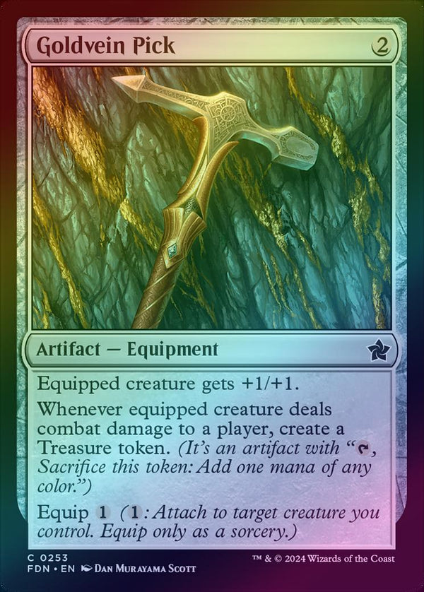 Goldvein Pick (Foil) (FDN)