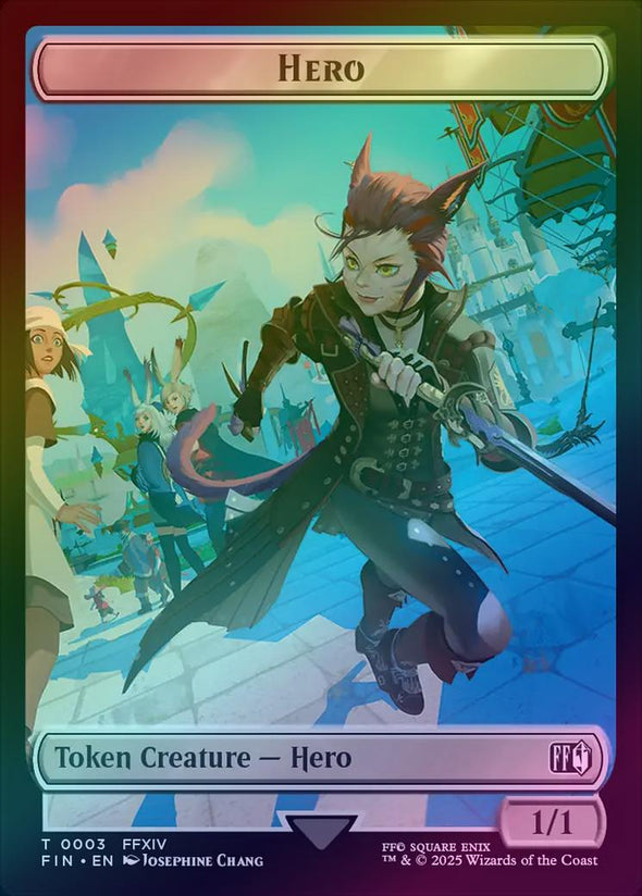 Hero (003) // Food Token (Foil) (TFIN)